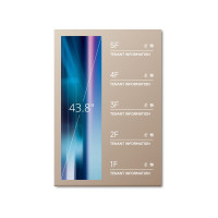 Digital Totem Elevator Lux Touch 43.8 Digital Totem Elevator Lux Touch 43.8