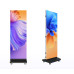 Digital Totem álló LED Poster Trifold P1.8 1280x2070mm sorolható, három részre hajtható kétoldalas LED panel kijelző
