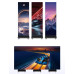 Digital Totem álló LED Poster Trifold P1.8 1280x2070mm sorolható, három részre hajtható kétoldalas LED panel kijelző