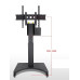 Digital Totem Touch Design TDP-TiltLift-mod2 75" 4K motorosan emelhető, dönthető érintőkijelzős asztal