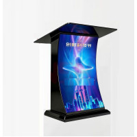 Digital Totem Pulpit TNS48-P2 48x96cm álló LED kjelzős szónoki emelvén..