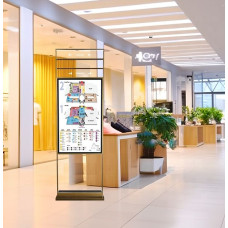 Digital Totem E-poster Glass CSN 49" 4K digitális plakát feliratozható felülettel Android Digital Totem E-poster Glass CSN 49" 4K digitális plakát feliratozható felülettel Android
