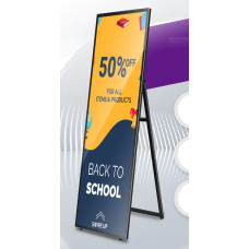 Digital Totem Portable Superslim Fullscreen E-poster 75 Digital Totem Portable Superslim Fullscreen E-poster 75