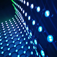 Digital Totem XH-Mesh P20 LED 30m2 hajlítható átlátszó háló kijelző 10..