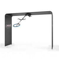 Digital Totem 360 fokos forgókamerás fotó sátor LED fénnyel..