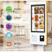 Digital Totem SF Touch Stand ING-2 22" FHD érintőkijelzős kioszk nyomtatóval és QR kód olvasóval