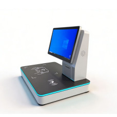Digital Totem SF Touch Stand LIB-2 mini 22" FHD RFID + Printer önkiszolgáló érintőkijelzős kioszk