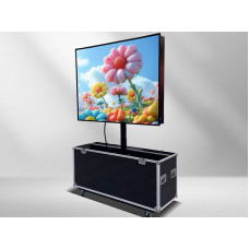 Digital Totem Lift Touch 55" TDLIFT1-4K 4K motorosan emelhető érintőkijelző szállítóládában
